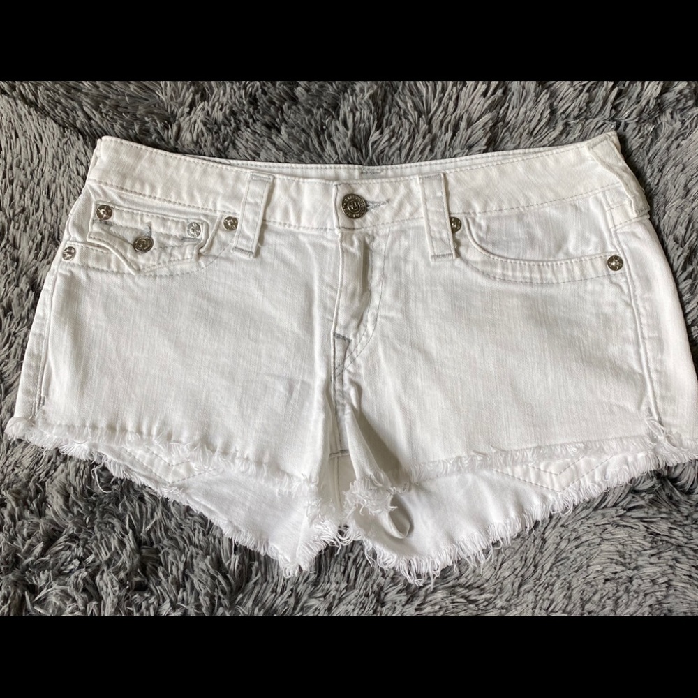 True Religion Basic Cut Off Short with Flaps